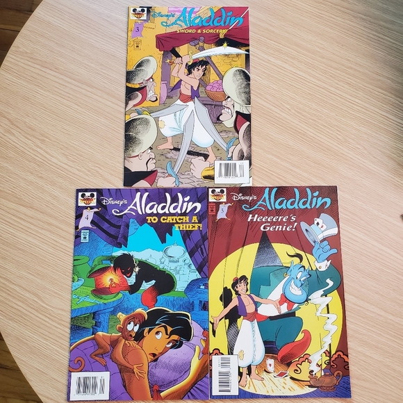 Vintage‎ 1997 Disney Comic Special Aladdin volumes 3, 4 & 5 - Picture 1 of 10